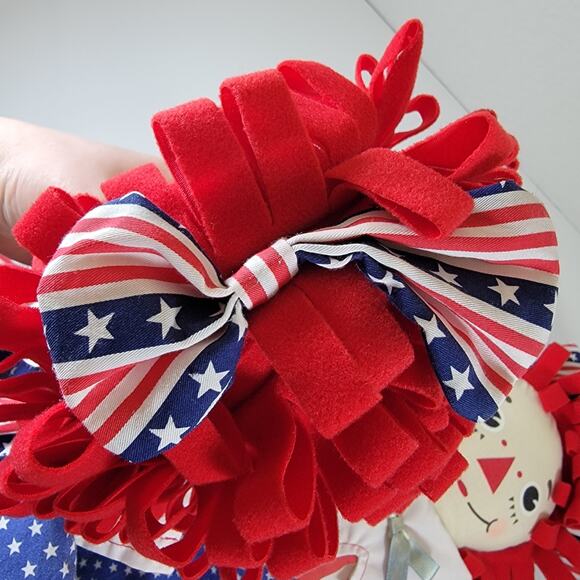 Applause Raggedy Ann and Andy Dolls Set Stars and Stripes 1998 HSN Limited 5000 - Picture 12 of 12